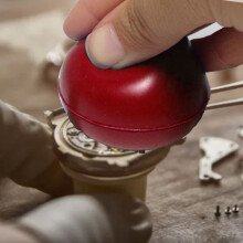 Boule d'ouverture du boîtier de montre, caoutchouc, diamètre 70 mm, rouge