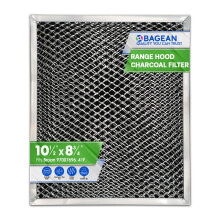 Afzuigkapfilter 10,5 x 8,75 inch Past op 41F 97007696 Broan Afzuigkapfilter Vervanging voor kanaalloze afzuigkapventilatiefilter - Houtskoolvetcombo
