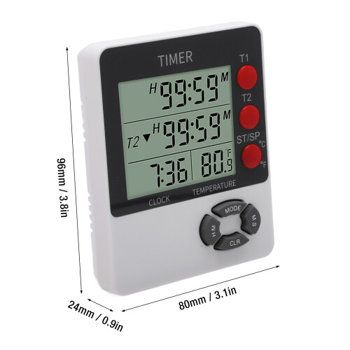 Timer mit großem LED-Display, -19.9~-70C 1