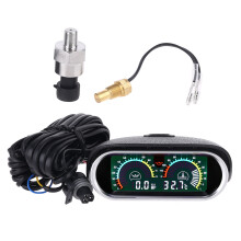 Universal Truck Water Temperature Gauge Set Meter Sensor Oil