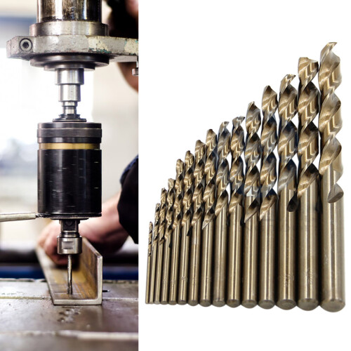 HSS Hand Screw Thread Tap Drill Bits M35Polished Hole For Wood 2