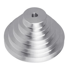 Aluminum A Type 5 Step Pagoda Pulley Wheel 150mm Outer Dia-E