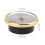 72mm Gold Thermometer Ring Surface Hygrometer Humidity Meter 2
