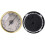 72mm Gold Thermometer Ring Surface Hygrometer Humidity Meter 7
