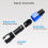 Cable Matters 4-Pack, Conector de Cabo de Alto-Falante 4-Pólos - OD Máx 8.5mm/0.33 polegadas, Compatível com Neutrik Speakon 5