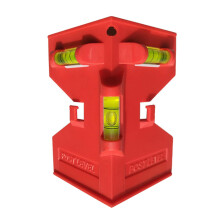 Post Leveler Tool With Bubble Vial For Pipe Leveling, Bubble Check, Double-Sided Hooks