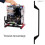 Aluminum Alloy Open Chassis Platform Handle for 9