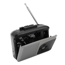 Tragbarer Kassetten-zu-MP3-Recorder mit FM-Radio, 8Ω 1W Lautsprecher
