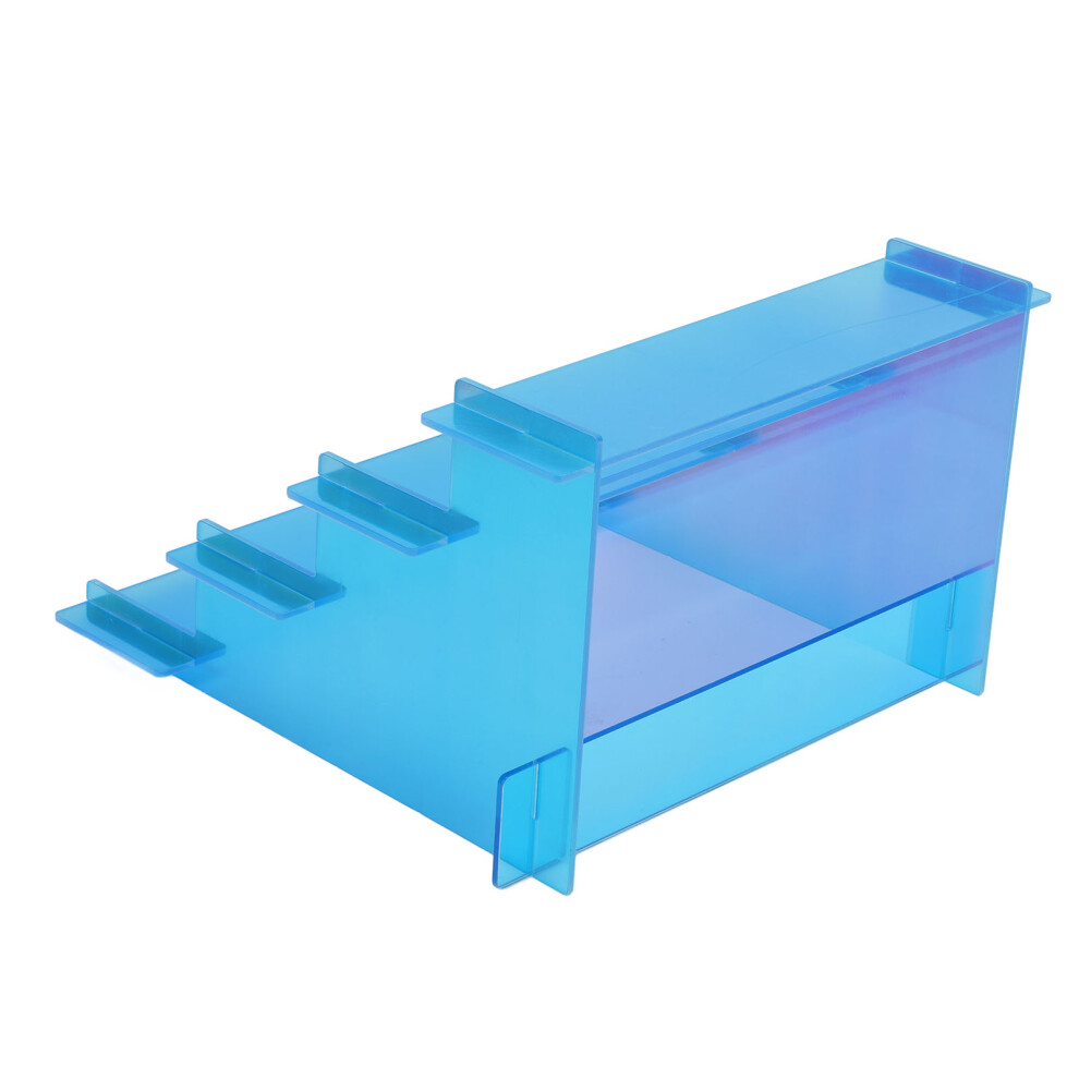 Colorful 4-Tier Plastic Display Shelf for Desserts & Cosmetics