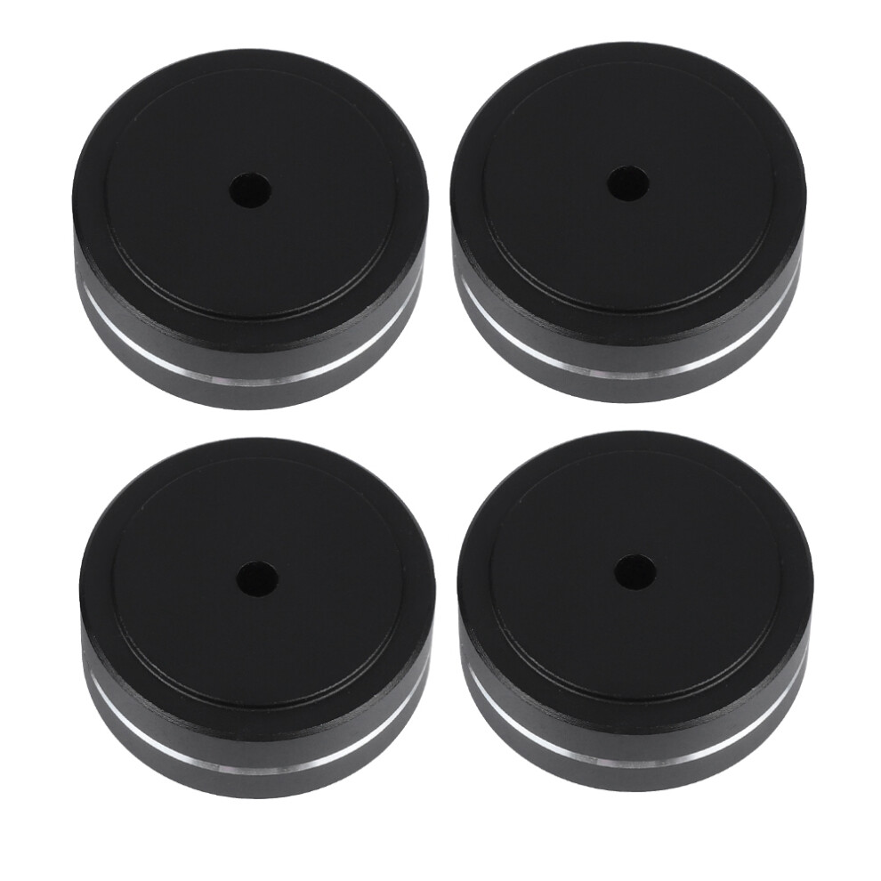 4Cps 40*15Mm Amplifier Feet Shock Absorber Durable Black 8320539004044