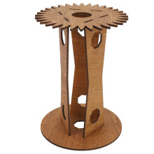 Kumihimo Marudai Disk Pine Wood Desktop Bracelet Loom, DIY Braiding Tool