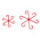 4Pcs Waterproof Plant Stem Holders Set, 4 Sizes, Red 14