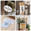 Conjunto de Estênceis de Letras Grandes de 4 Polegadas - 42 PCS Estênceis de Plástico Reutilizáveis com Números e Símbolos 5