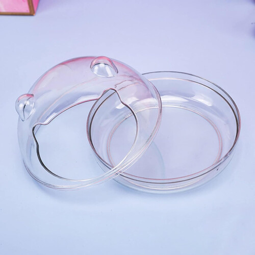 Hamster Sand Bathroom Sand Bath Container Transparent Sand Box for Squirrels Medium Size Durable Design 1