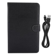 Wireless Bluetooth Spanish Keyboard with Leather
