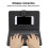 Wireless Bluetooth Spanish Keyboard with Leather 7