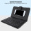 Wireless Bluetooth Spanish Keyboard with Leather 8
