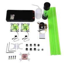 DIY 240mm Heat Sink CPU Water Block Pump Reservoir