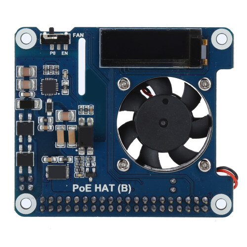 Expansion Board for RPI 4B/3B+POE Power Over 1