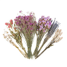 Small Animal Flowers Habitat Decor - Natural Flower Treat Grain Bedding for Hamsters and Gerbils, Cage Accessories, Natural Theme
