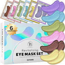BLOOMORA Variety Under Eye Patches (30 Pairs) Under Eye Patches for Dark Circles and Puffy Eyes Under Eye Mask Eye Care Puffy Eyes Treatment Eye