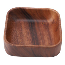 Walnut Dry Fruit Box 30cm Large Capacity Square Serving Tray for Nuts & Snacks