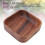 Walnut Dry Fruit Box 30cm Large Capacity Square Serving Tray for Nuts & Snacks 5