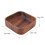 Walnut Dry Fruit Box 30cm Large Capacity Square Serving Tray for Nuts & Snacks 2