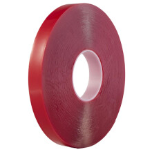 Heavy Duty Tape - Double Sided Clear Mounting Adhesive Tape, 393.7 Inches Waterproof Strong Bond Sticky Tape Roll for Wall Decor