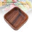 Walnut Dry Fruit Box 30cm Large Capacity Square Serving Tray for Nuts & Snacks 8