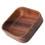 Walnut Dry Fruit Box 30cm Large Capacity Square Serving Tray for Nuts & Snacks 12