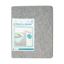 Portable Wool Ironing Mat for DIY Crafts, Felted Pressing Board, 100% Wool, 17"x24" Size, Heat-Resistant Fabric