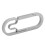 Keyring Keychain Split Ring Chain Round Key Rings 9