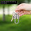 Keyring Keychain Split Ring Chain Round Key Rings 5