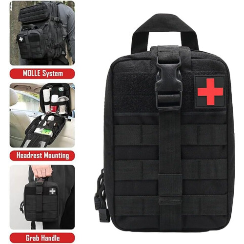 First Aid Bag Foldable Medical Kit for Easy Carrying and Storage, Cloth Material, Multi-Purpose Use, Compact Size 2