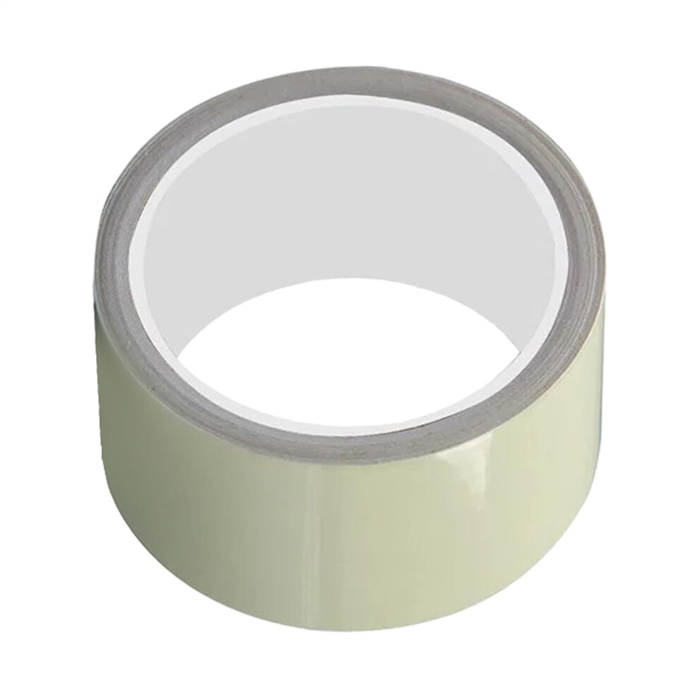 Glow Adhesive Safety Egress Glow Tape 5Cm X 5M | High Visibility Fluorescent Luminous Adhesive For Wood Metal Textile Tiles 6038364232496