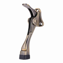 Aluminiumlegierung Silber Verstellbarer Kickdown Türstopper 13x4,4cm