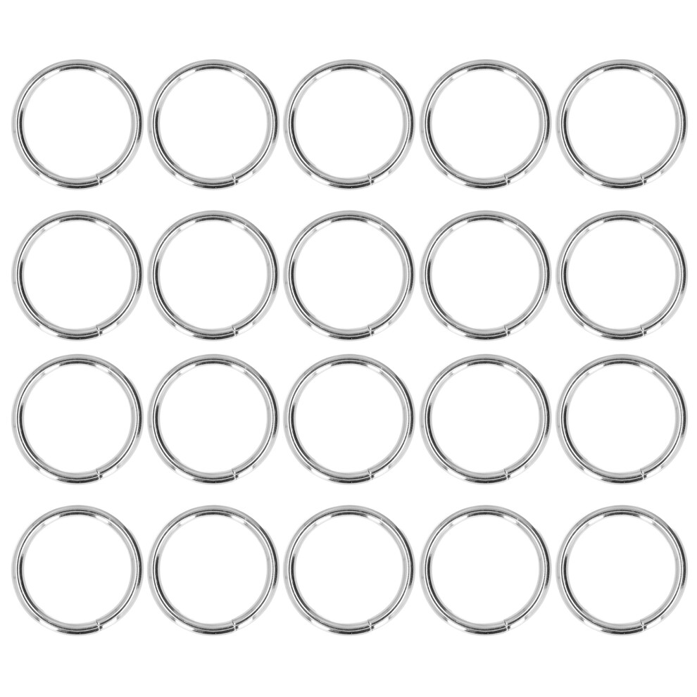 20Pcs Metal Rings 4X32mm Iron Sturdy Durable 8320539005904