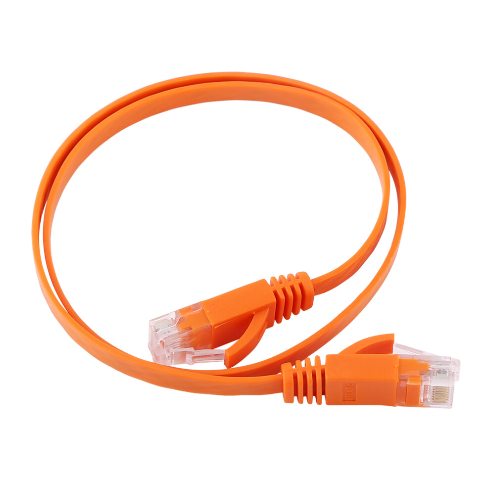 Rj45 Cat6 Ethernet Network Flat Lan Cable Utp Orange 8320539006093