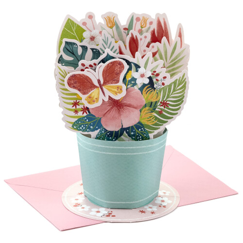 Hallmark Paper Wonder Κάρτα (Μπουκέτο Λουλουδιών) για Γιορτές, Μητέρα, Αποφοίτηση