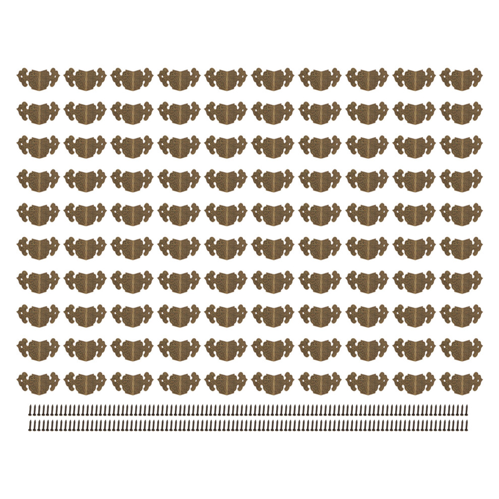 100Pcs Corner Protector Iron Material Retro