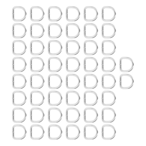 50Pcs D Rings Close Connection Strong Good 2