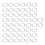 50Pcs D Rings Close Connection Strong Good 10