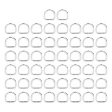 50Pcs D Rings Close Connection Strong Good