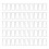 50pcs Metal Rings Durable Iron Rectangle Buckle 6