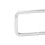 50pcs Metal Rings Durable Iron Rectangle Buckle 14