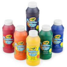 Crayola Wasbare vingerverf (6ct) Verfbenodigdheden voor kleuters en peuters Vingerverfset voor kinderen Arts & Crafts Kit 4+ [Exclusief voor Amazon]