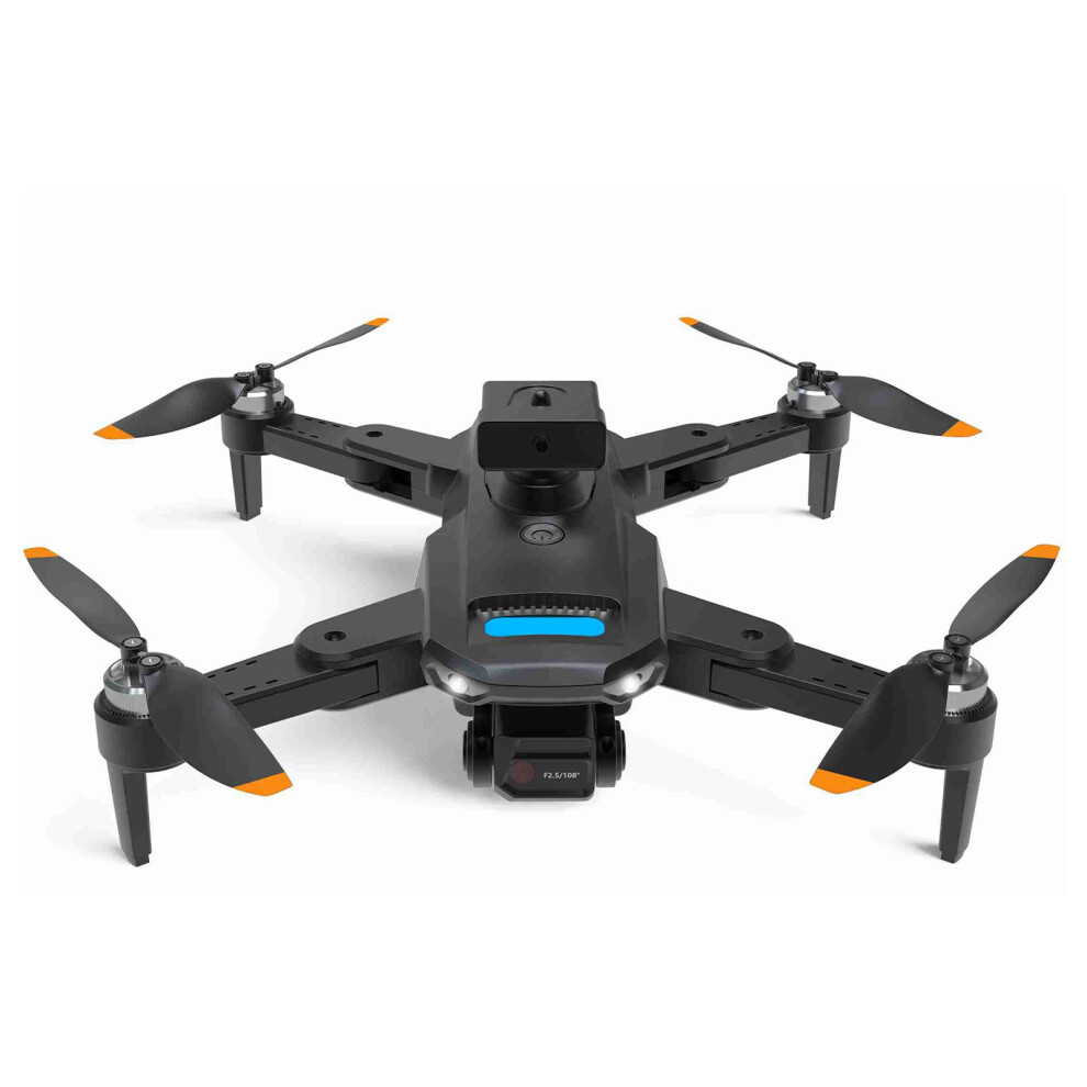 RC Drone with Dual HD Cameras, 2 Batteries, Brushless Motor, Black-image-OPC-PKDG2TX-NEW