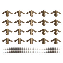 20Pcs Metal Corner Protector Vintage Style Elegant