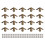 20Pcs Metal Corner Protector Vintage Style Elegant 1
